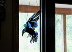 Load image into Gallery viewer, Stained Glass Pattern: Blackbird pdf
