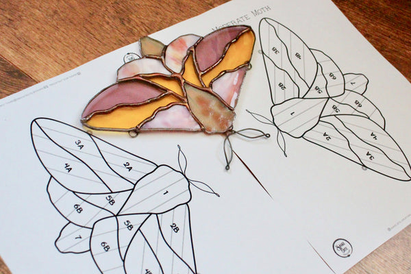 Stained Glass Pattern: Rosy Maple Moth Easy pdf – Snake Bite Creations stained-glass-pattern-rosy-maple-moth-easy-pdf-snake-bite-creations