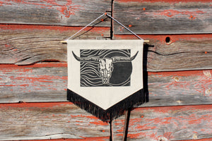 Wall Hanging: 'Cattle Skull'