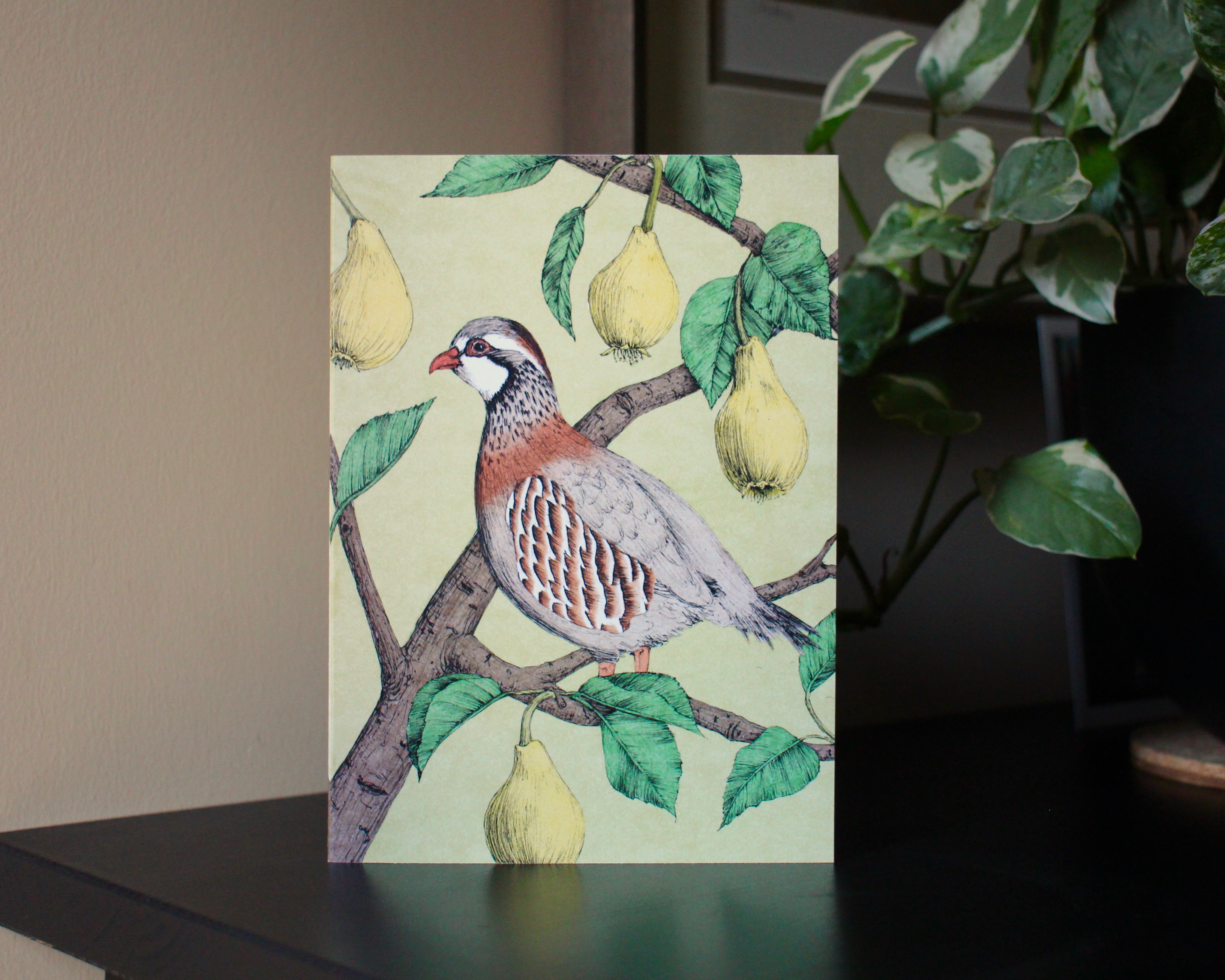 A Partridge in a Pear Tree Card