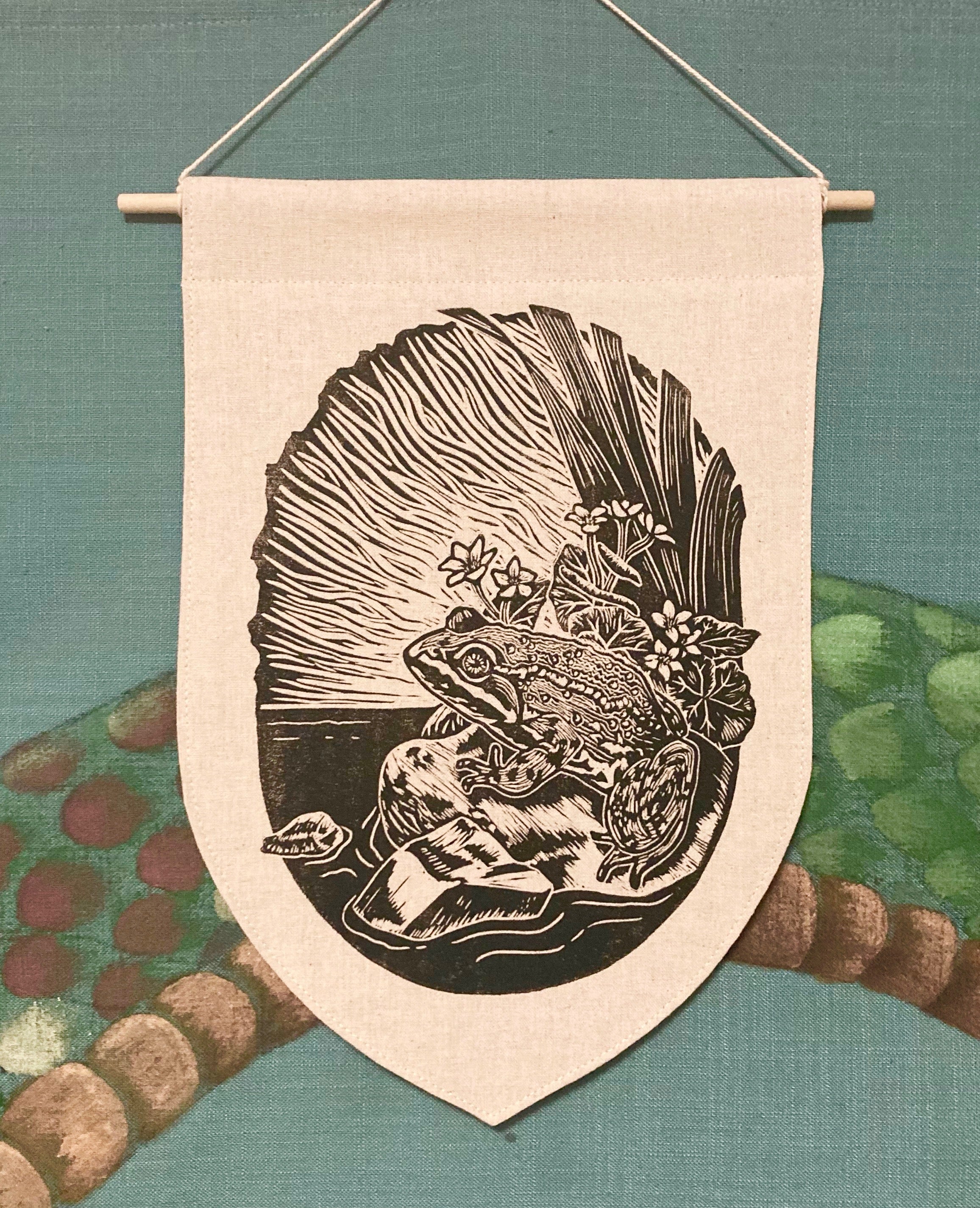 Wall Hanging: 'Columbia Spotted Frog'