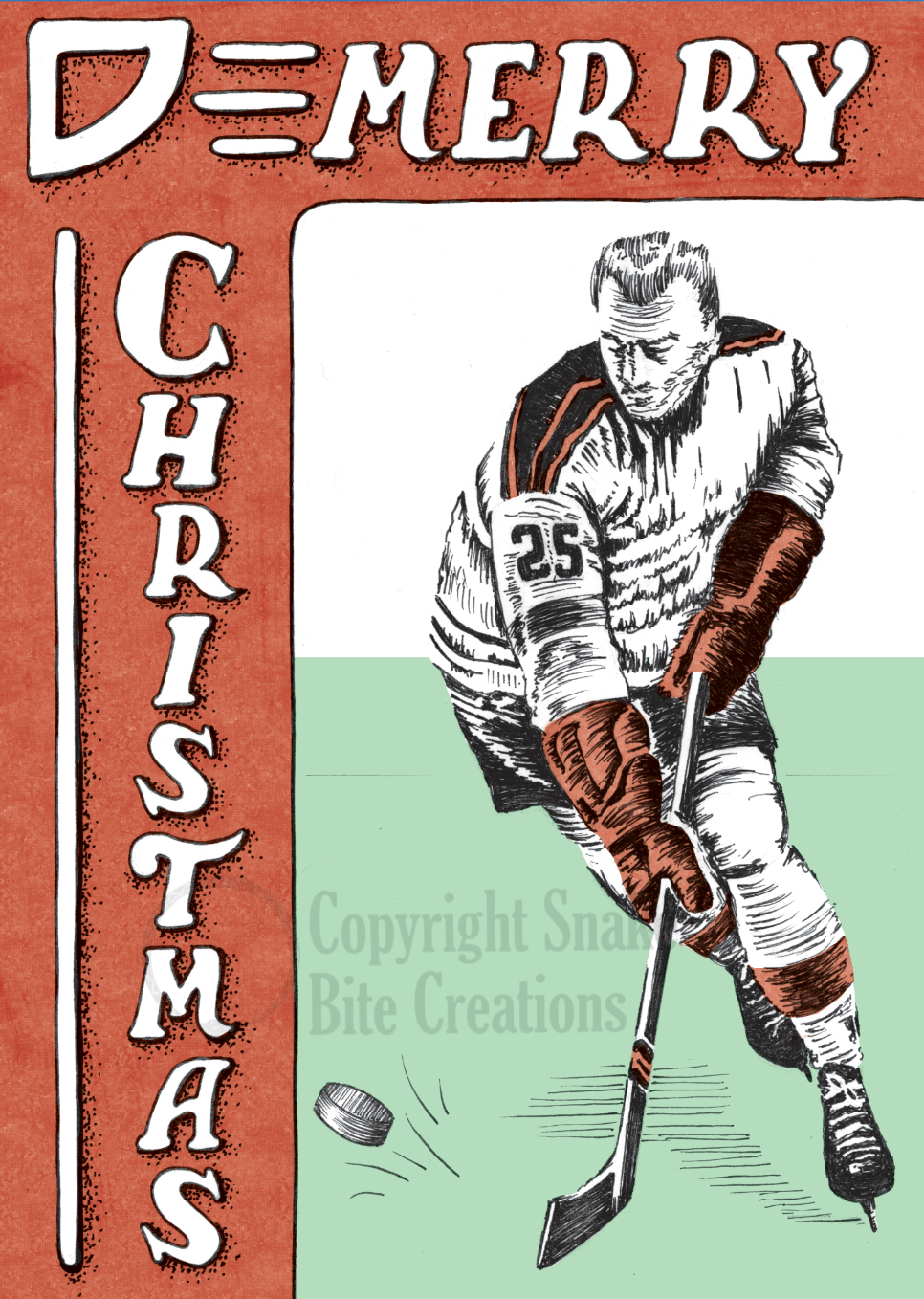 'Merry Christmas' Classic Hockey