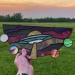 Load and play video in Gallery viewer, Stained Glass Pattern: UFO pdf
