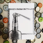 Load image into Gallery viewer, Beer Bottle and Cap Card
