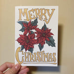 Load image into Gallery viewer, Poinsettia Card
