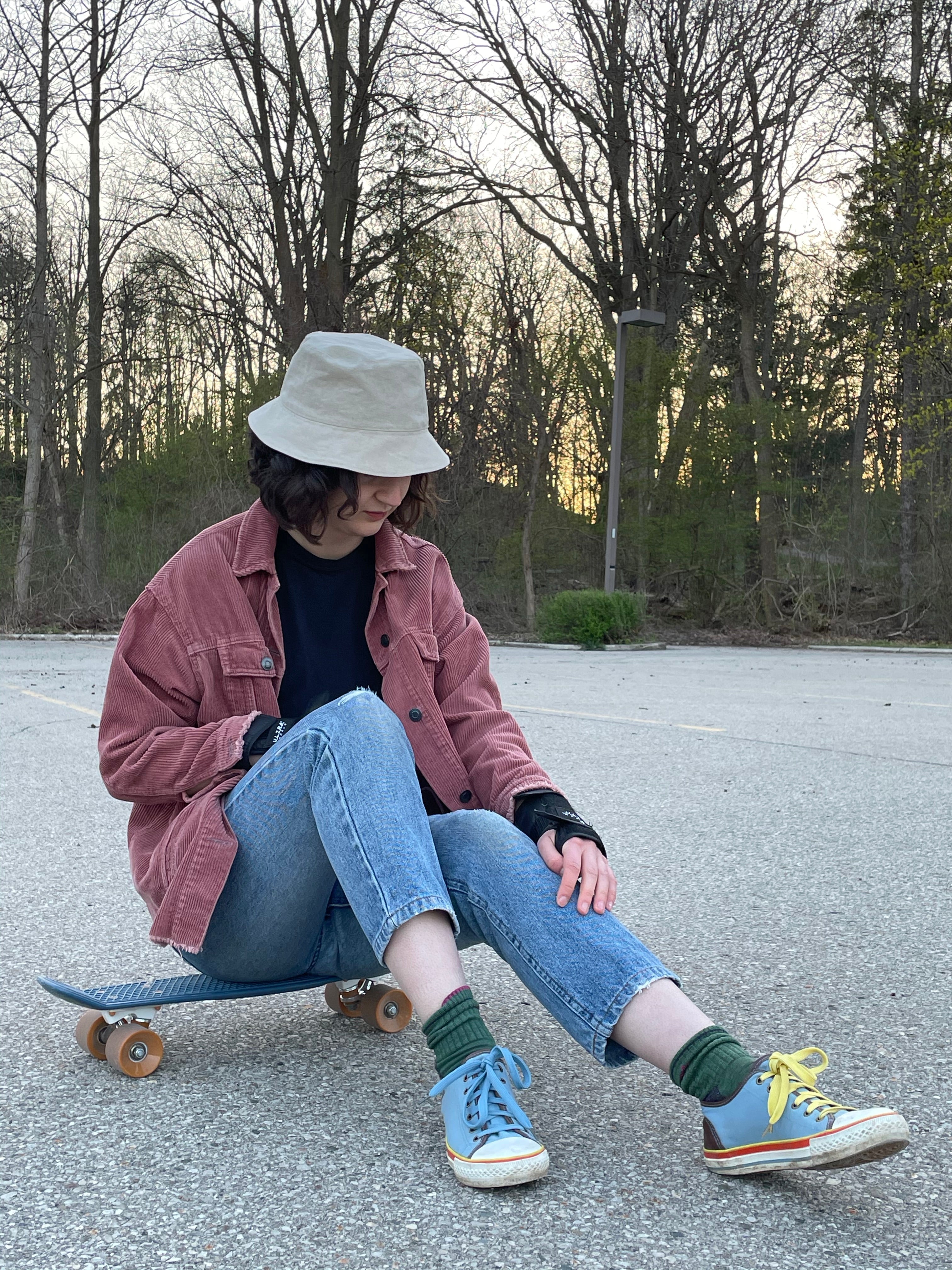 bucket hat cream or natural colour