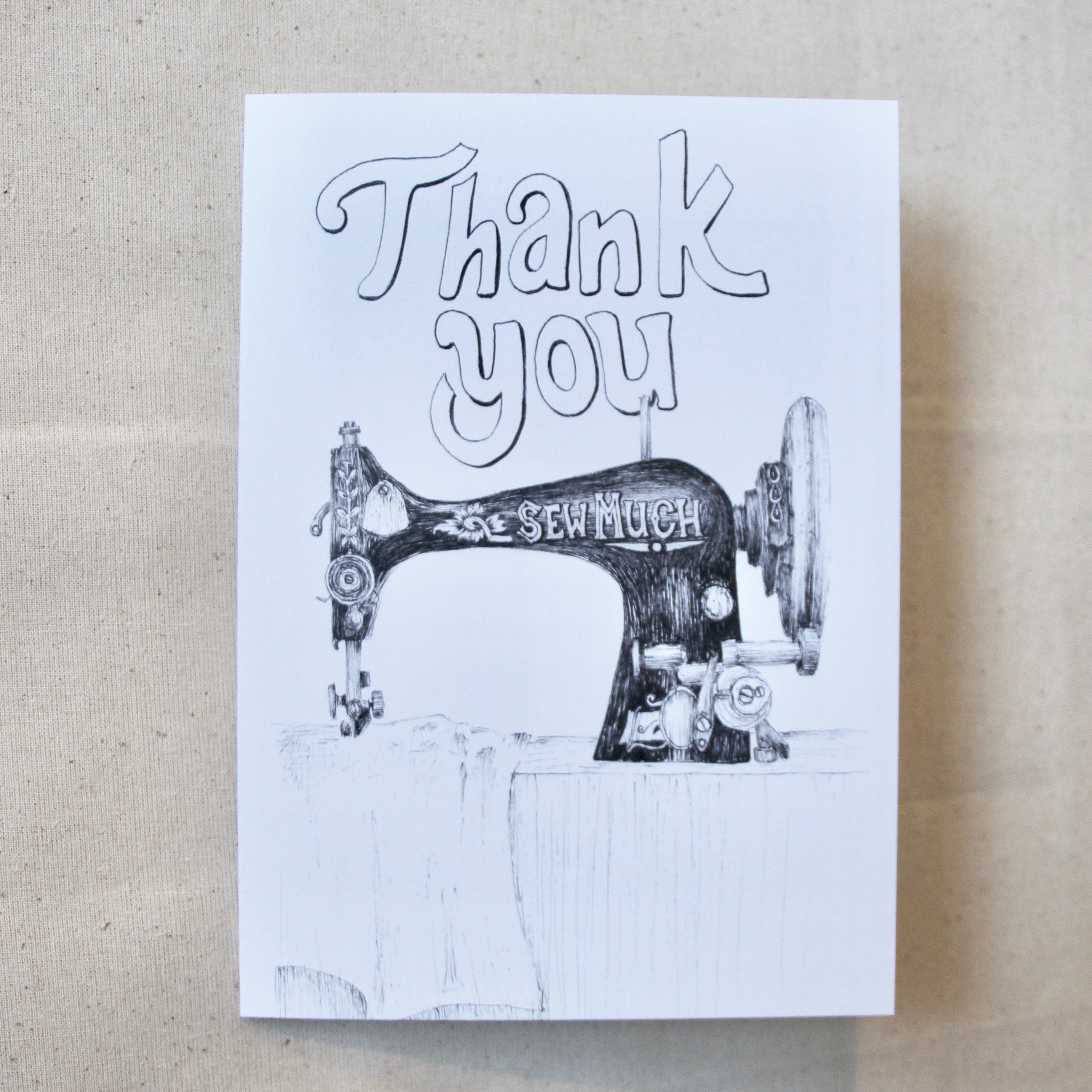 'Thank You Sew Much' Card