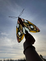 Load image into Gallery viewer, Stained Glass Pattern: Evening Moth pdf
