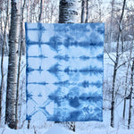 Load image into Gallery viewer, Natural Indigo Dye Tapestry
