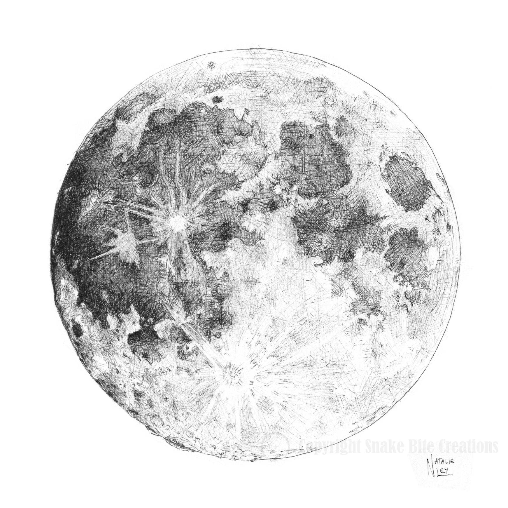 'Super Moon' Art Print
