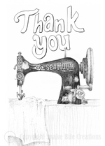 Load image into Gallery viewer, &#39;Thank You Sew Much&#39; Card
