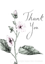Load image into Gallery viewer, &#39;Thank You&#39; Flower Card
