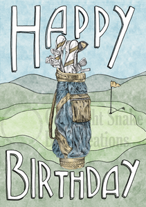 'Happy Birthday' Golf Card
